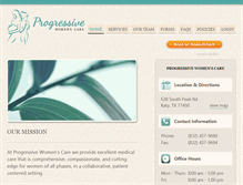 Tablet Screenshot of myobgynofkaty.com